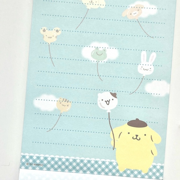 Sanrio Pompompurin kawaii memo pad with index tabs - Picture 12 of 16